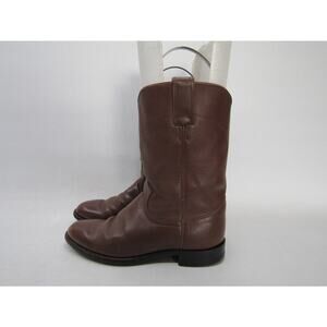 Justin Boots Dark Brown Men's Leather Boots